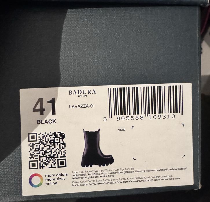 Botki Badura rozmiar 41