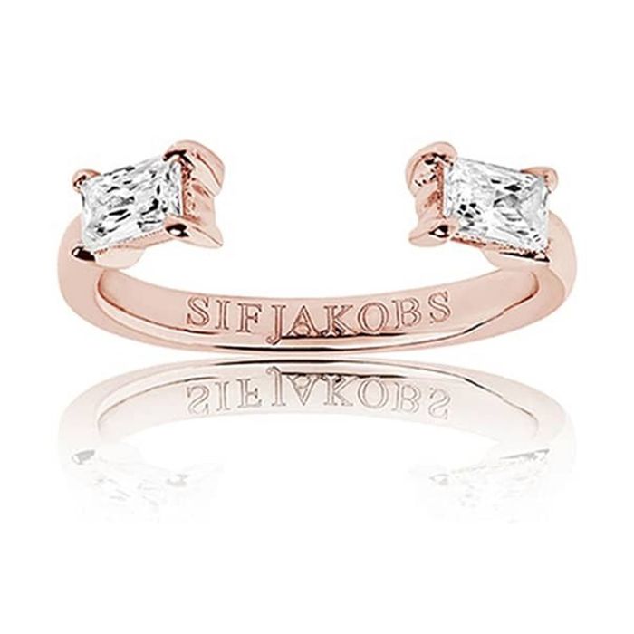 Sif Jakobs позолочена Каблучка, колечко, цирконій, (Thomas Sabo) р. 17