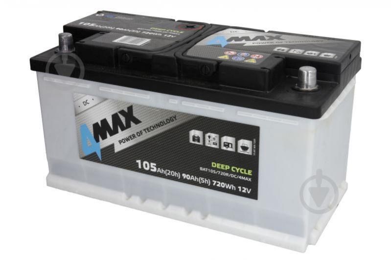 Акумулятор 4MAX 105Ah преміум якості 100% оригінал