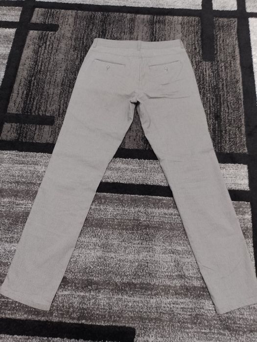 Spodnie materiałowe szare