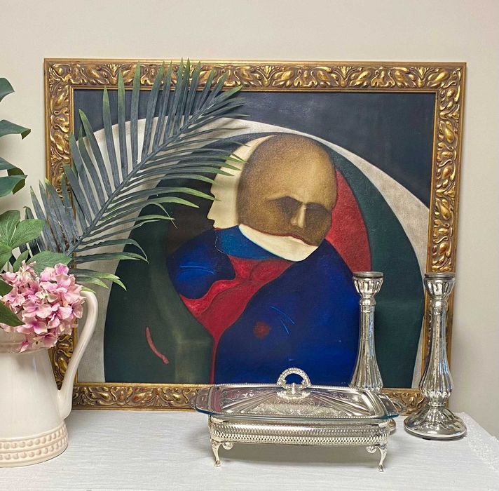 Quadro pintura acrílico sobre tela