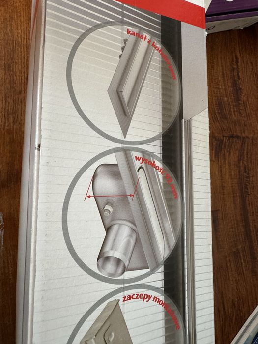 ACO nowe odwodnienie prysznicowe