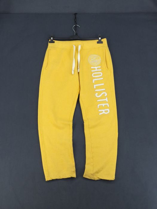 Hollister spodnie dresowe big logo haft dresy XS
