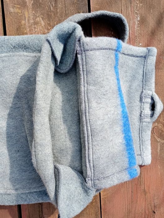 Plecak wełniany wykonany z koca - mały handmade