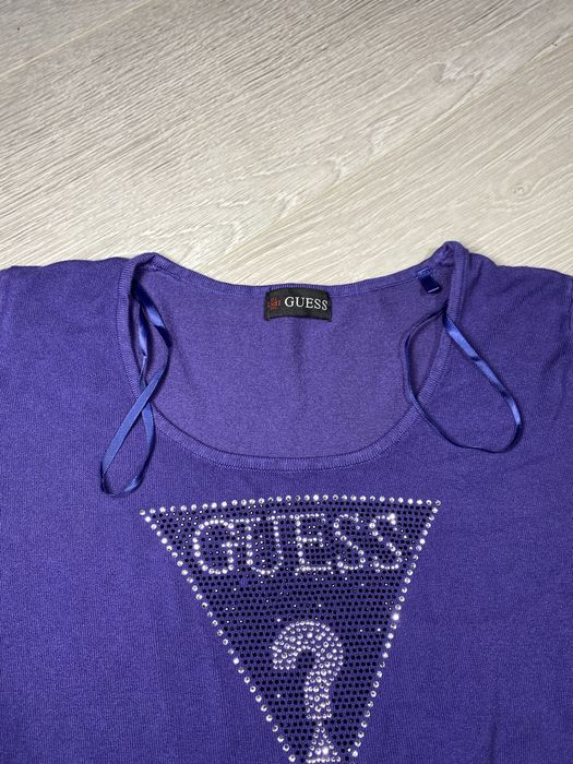 Sweter Guess Fioletowy Damski Sweterek Bluzka Modna Jak Nowy Vintage S