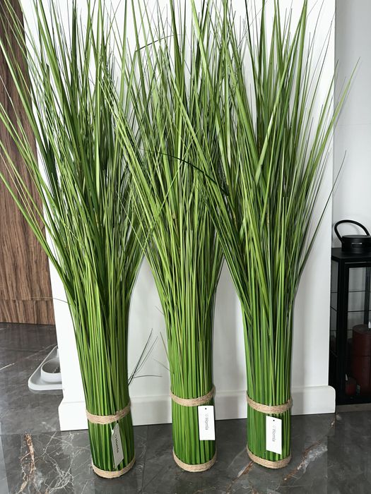 Sztuczna trawa ozdobna 3 sztuki Homoa nowe 120 cm