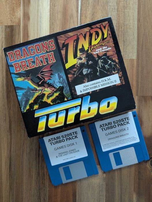 Dragons Breath & Indy Turbo Atari ST