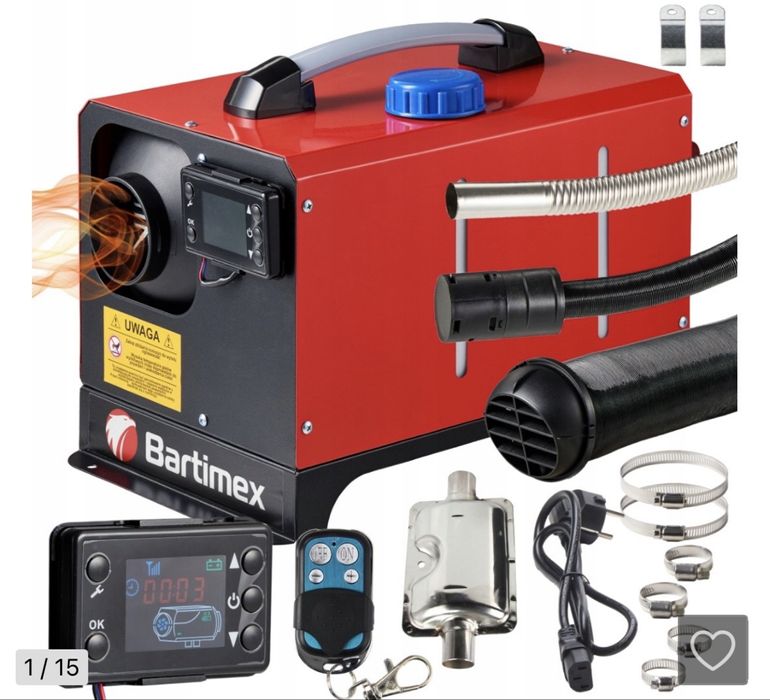 Nagrzewnica postojowa webasto do garażu  8kw , 230v/12v