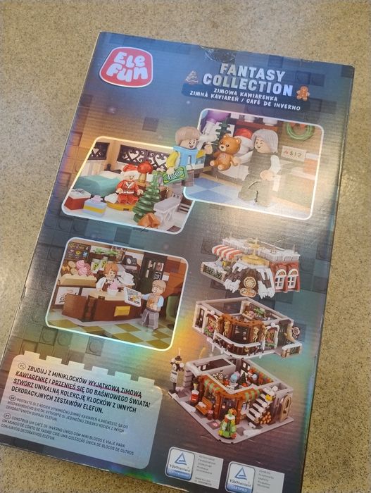 Klocki Elefun 2600 el zimowa kawiarenka winter cafe small bricks