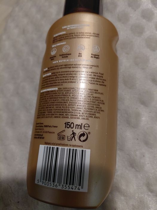 Kolastyna turbo przyspieszacz opalania do twarzy i ciała 150ml