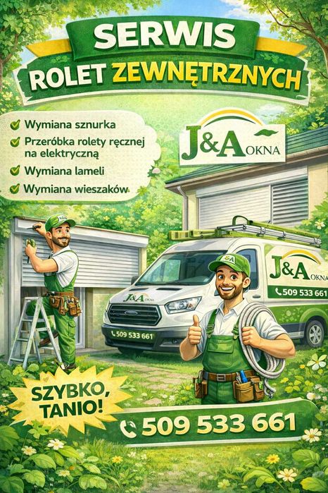 Serwis rolet zewnętrznych SZYBKIE terminy