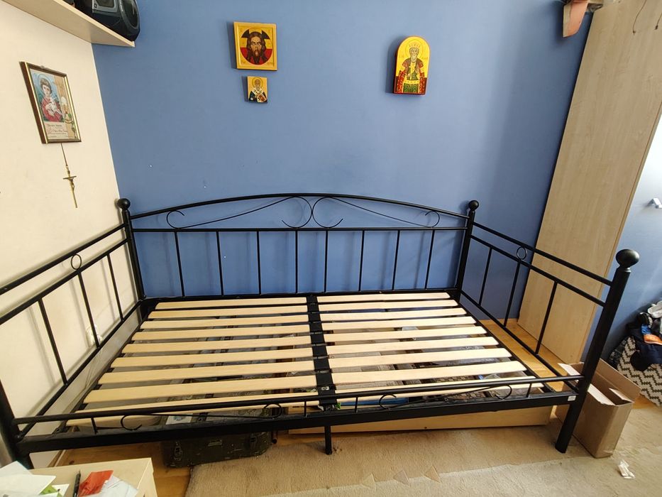 Łóżko metalowe 90x200