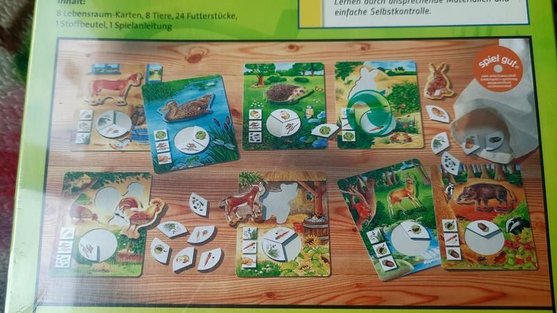 Нова розвиваюча гра Ravensburger «Tiere füttern» (Годуємо тварин)
