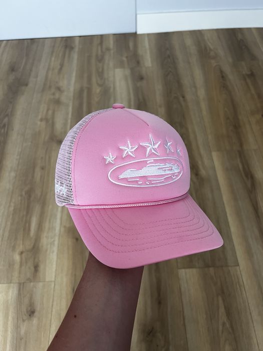 Różowa Czapka Corteiz Trucker Hat Nowa