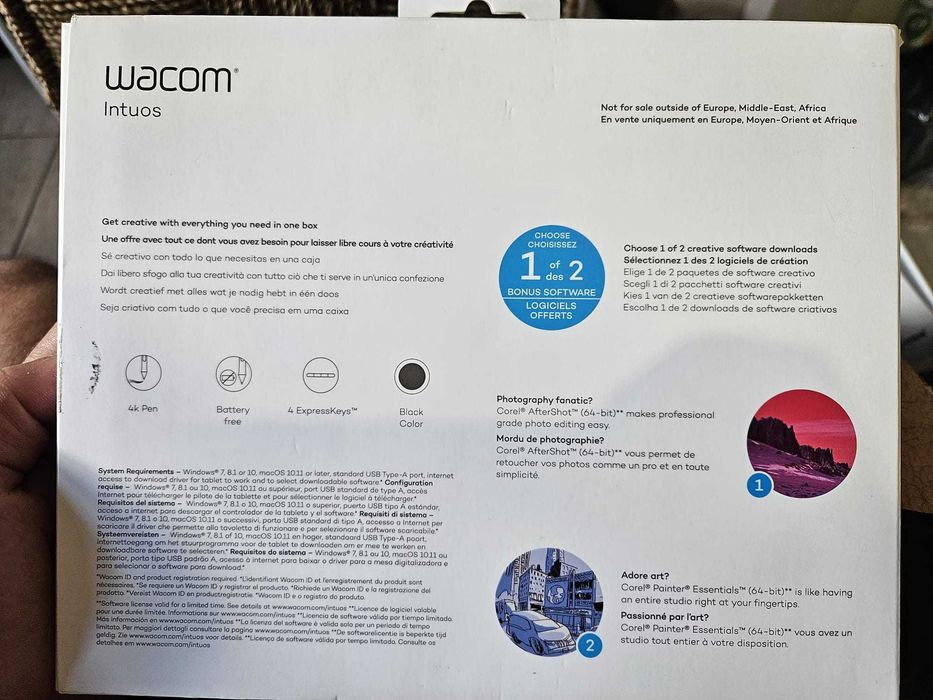 Wacom Intuos S Graphics Tablet491118891400570881