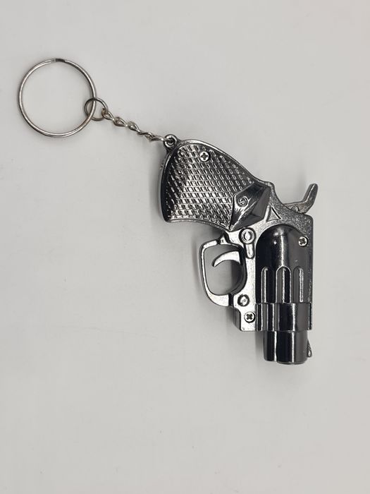 Isqueiro a gás miniatura de revólver - novo