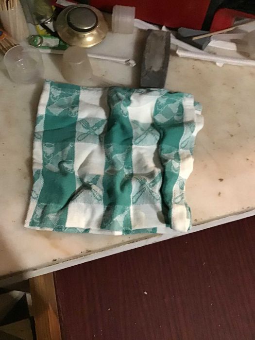 guardanapo em pano tons verde