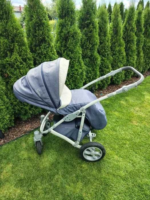 Wózek dziecięcy  gondola + spacerówka  Camarelo Sirio n