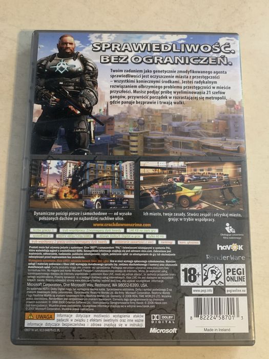 Crackdown xbox 360 PL