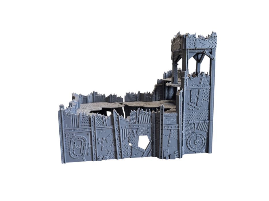 Orczy Bastion - duży kompleks, druk 3D do gier bitewnych