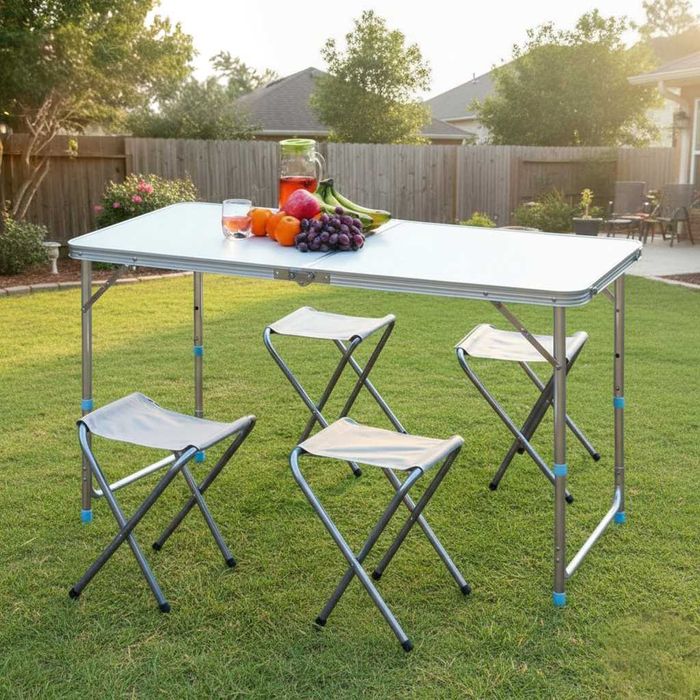 Стол раскладной со стульями Розкладний стіл стільці стулья крепкий сто