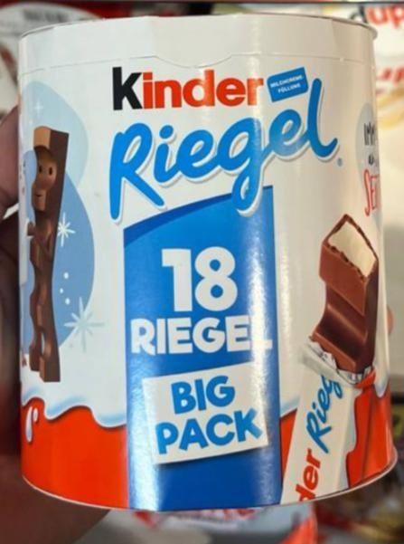Кіндер Bueno, Kinder Riegel, Milka Nussini, Haribo
