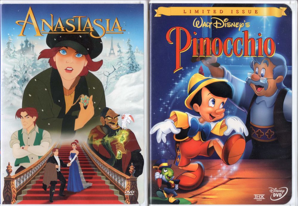 Американские DVD диски с мультфильмами. Фирменные регион 1: 200