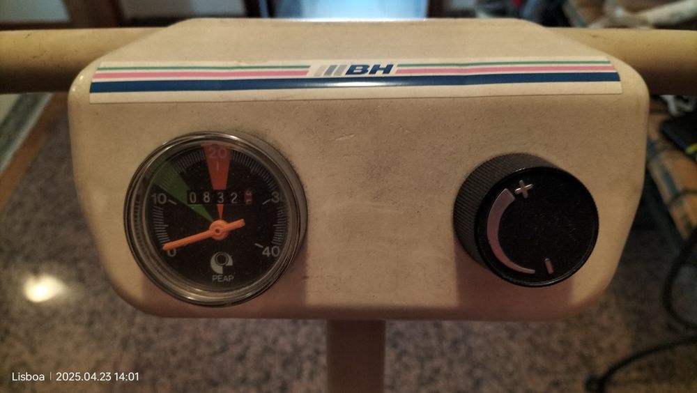 Bicicleta fixa da avó