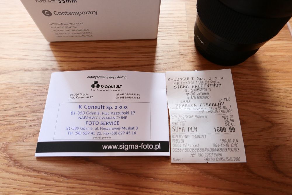 Sigma 56mm F1.4 Fuji X mount