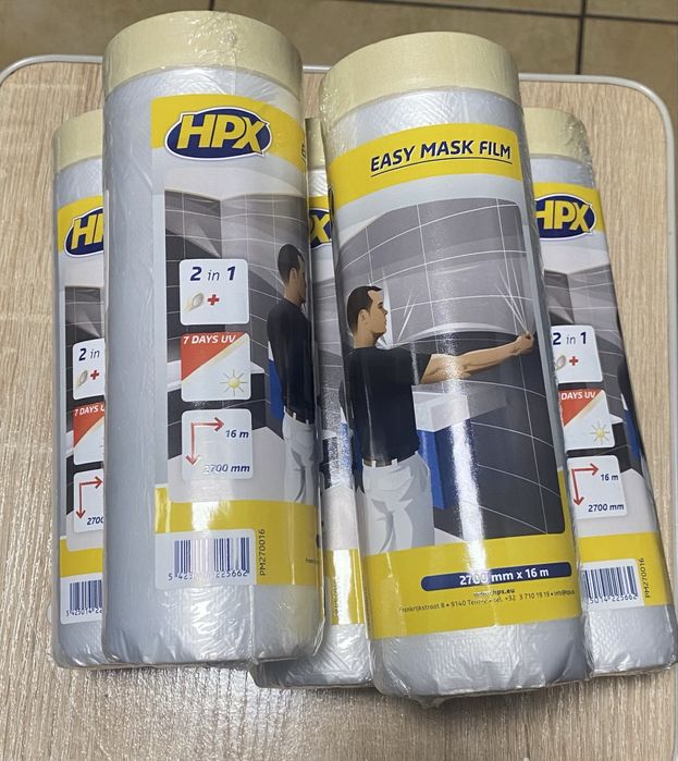 Захисна плівка з малярною стрічкою HPX