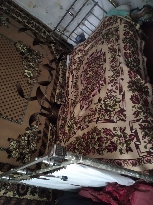 Кровать никелированная