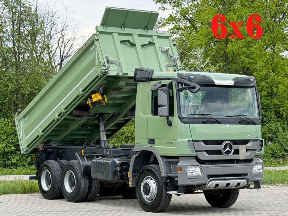 Mercedes-Benz ACTROS 3336 * Wywrotka 4,90 m * 6x6 * STAN BDB