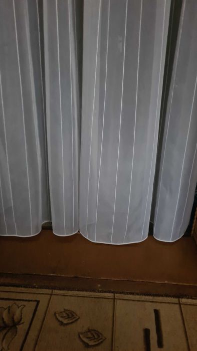 Тюль шифонова з полосками