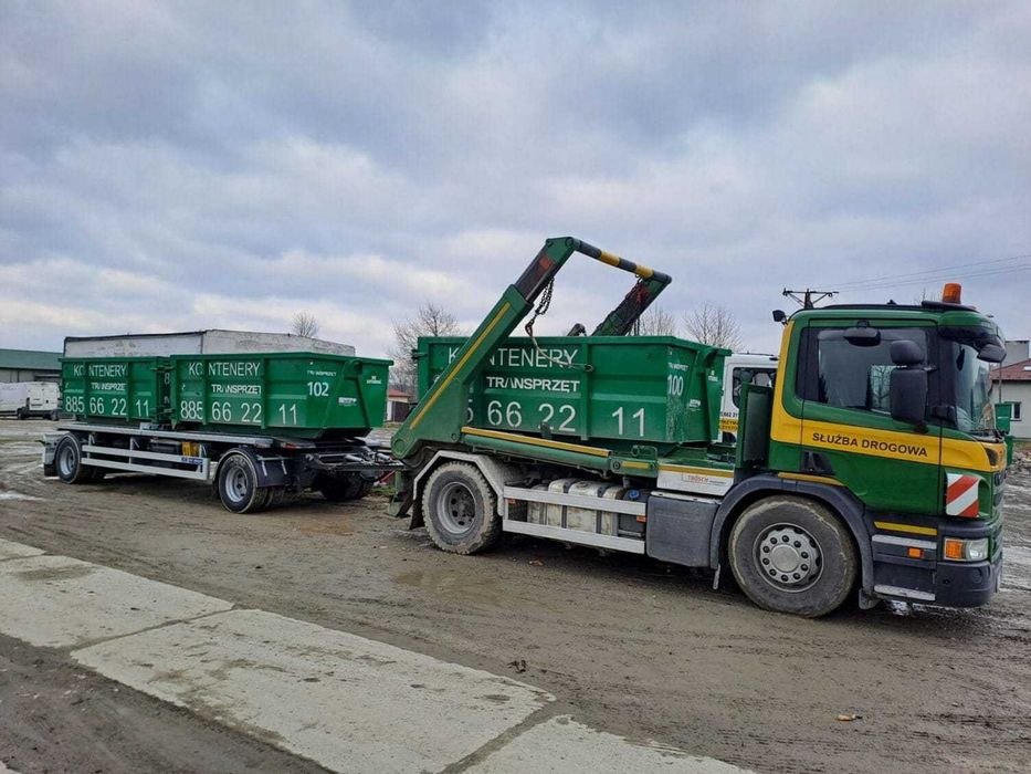 Kontener na odpady, wywóz kontenerów z odpadami 7 m3