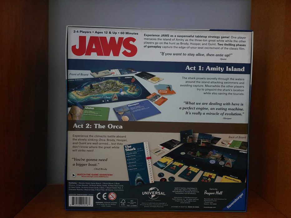 Jaws (Board Game, Jogo de Tabuleiro)