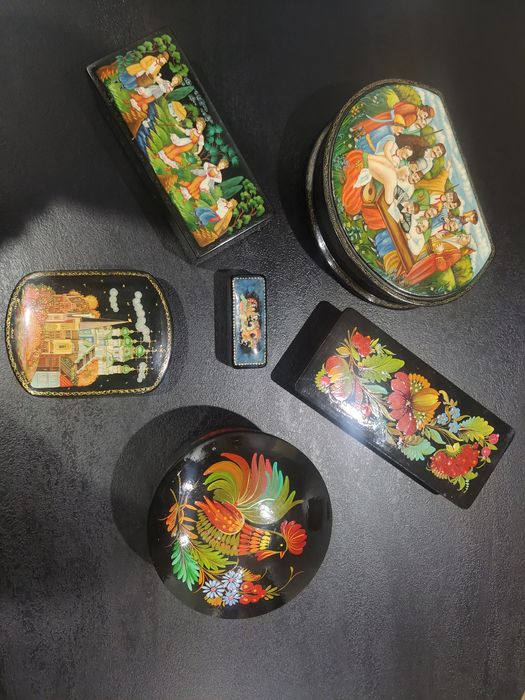 Шкатулки Палех Петриківка