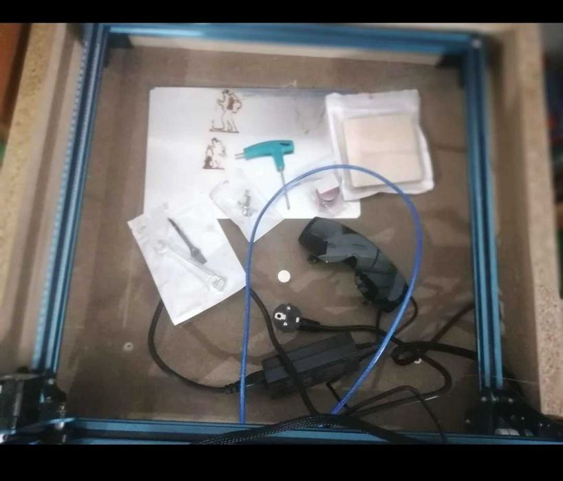 Máquina corte e gravação a laser sculpfun s9