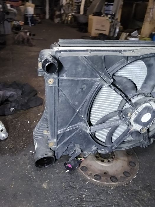 Chłodnica klimy wody intercooler wentylator VW audi 1.9tdi 2.0tdi komp