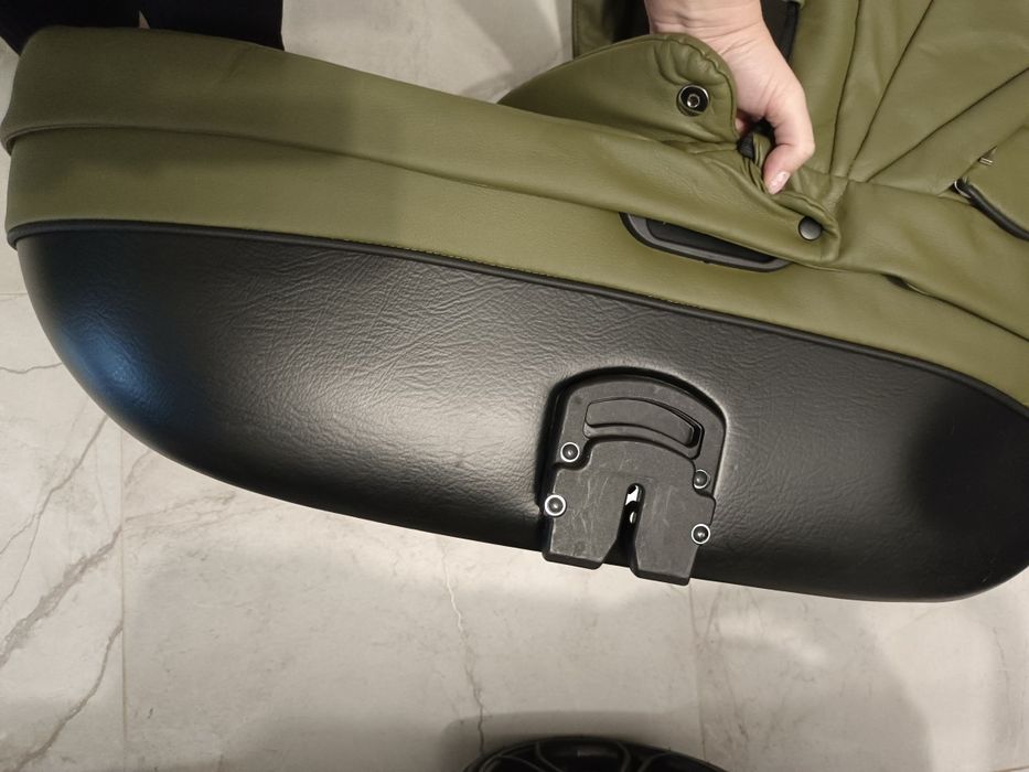 Wozek Roan Bass Soft 2w1 Olive Night stan bardzo dobry