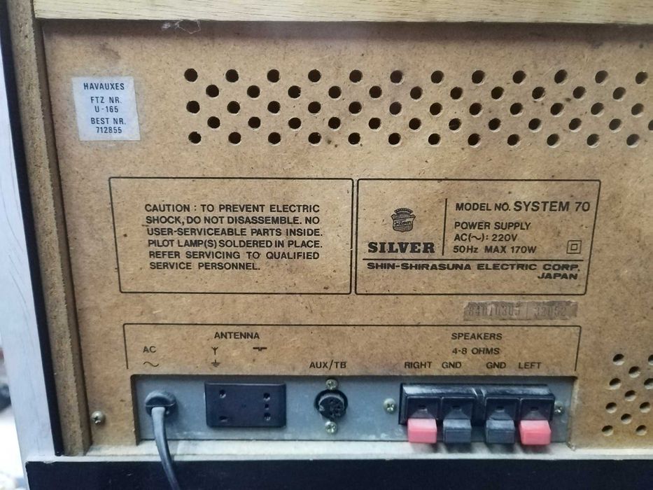 aparelhagem Silver system 70