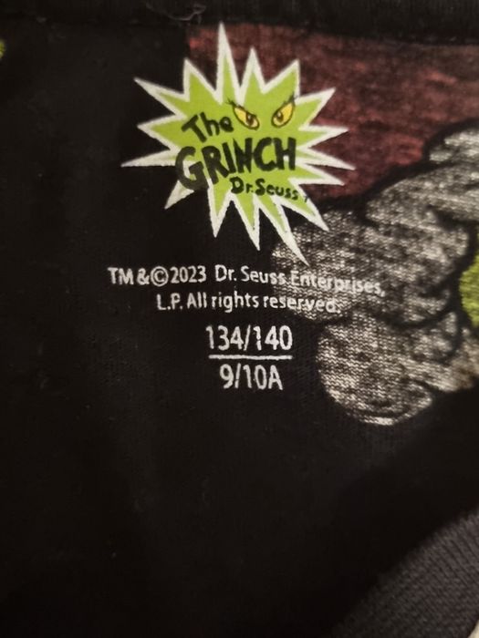 Koszulka chłopięca grinch 134/140