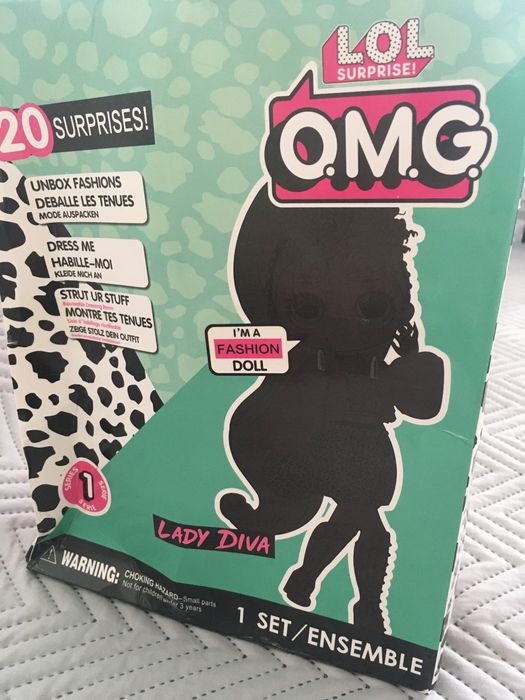 Boneca de Coleção Série1 - LOL Surprise Boneca Fashion OMG - Lady Diva