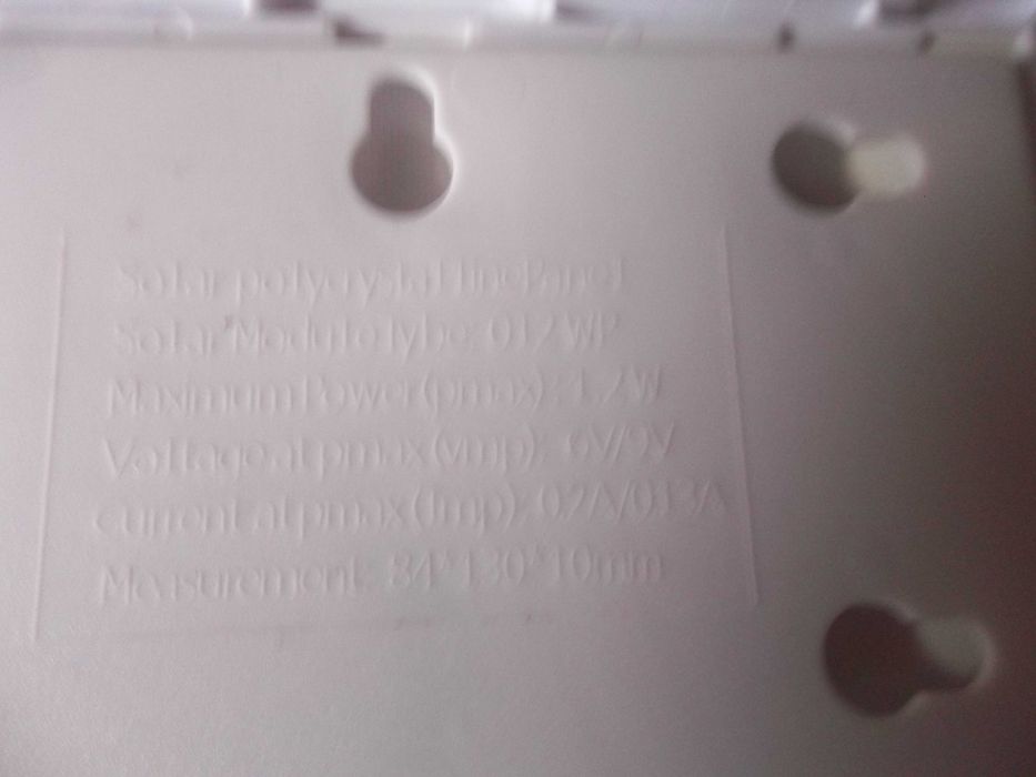 Солнечная панель 1.2 Вт 120*75*10 мм с MicroUSB кабелем