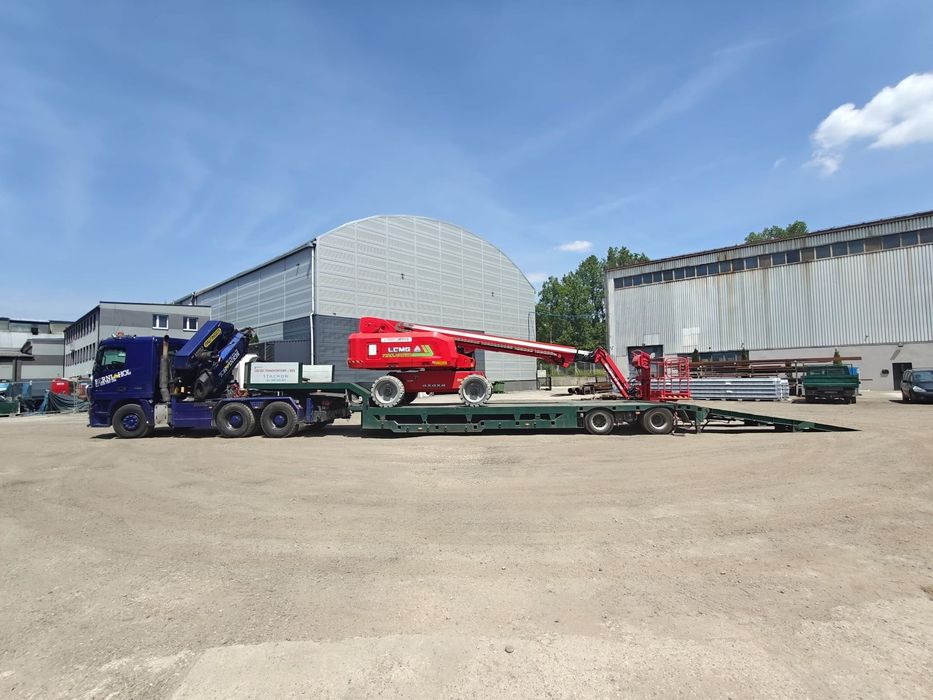 Mega  Naczepa mega zapadnie niska najazdy oś skrętna pomoc drogowa wyciagark