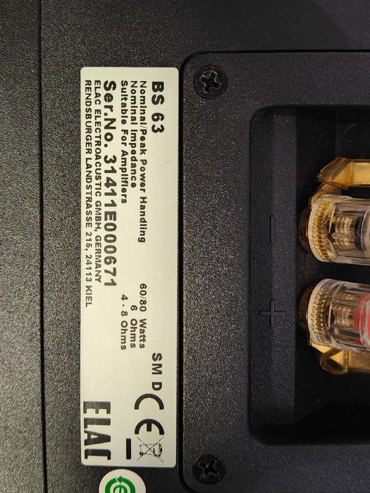 Колонки Elac BS63