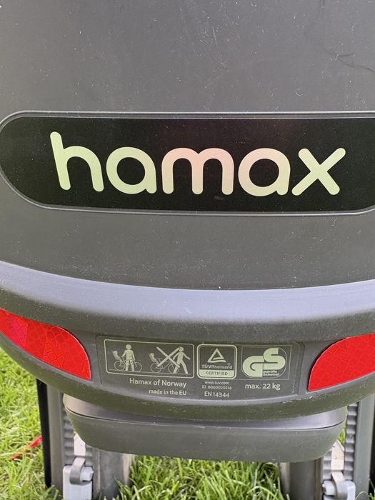 Fotelik rowerowy dziecięcy Hamax 22kg