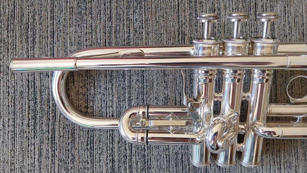 Trompete KING SYMPHONY STERING SILVER LEADPIPE  Dual Bore 1971