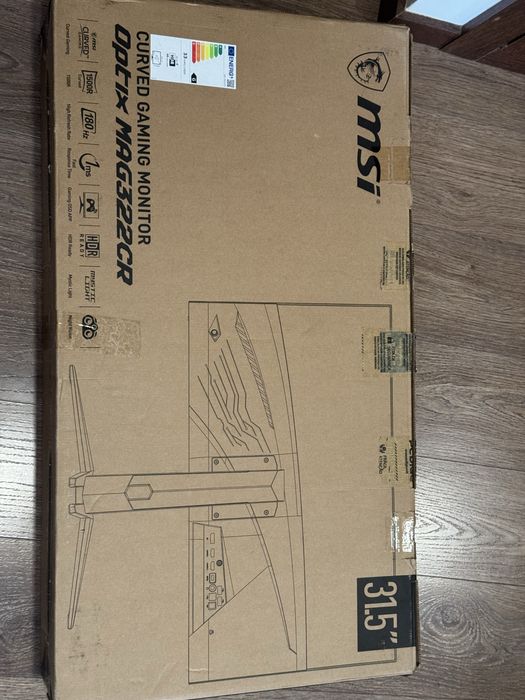 Monitor curvo MSI 180hz/1ms/31.5 polegadas