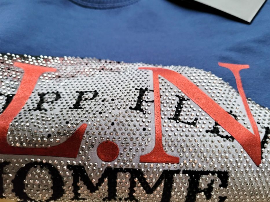 Bluza Philipp Plein Skull roz.M granatowa Okazja