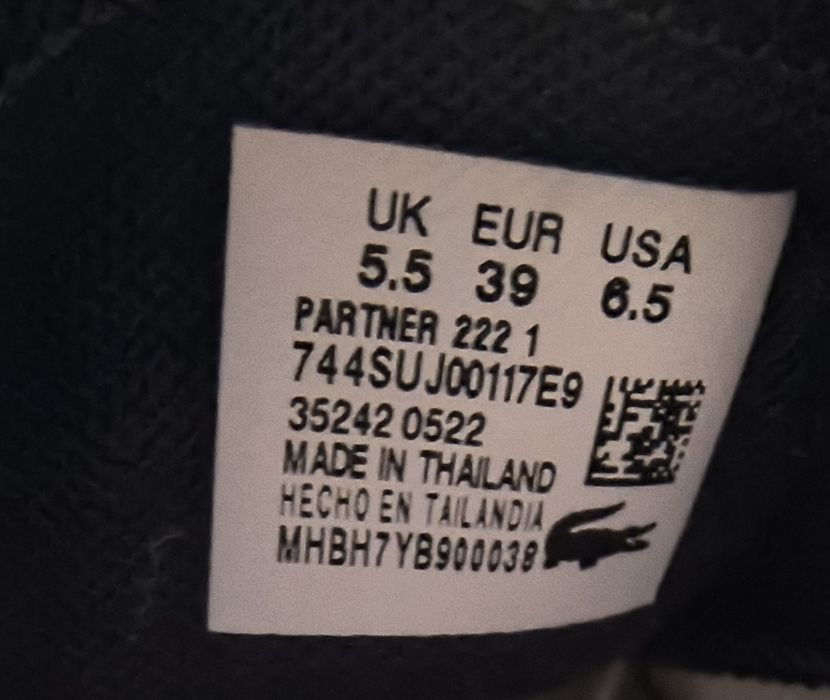 Lacoste Partner 222 1 rozmiar 39